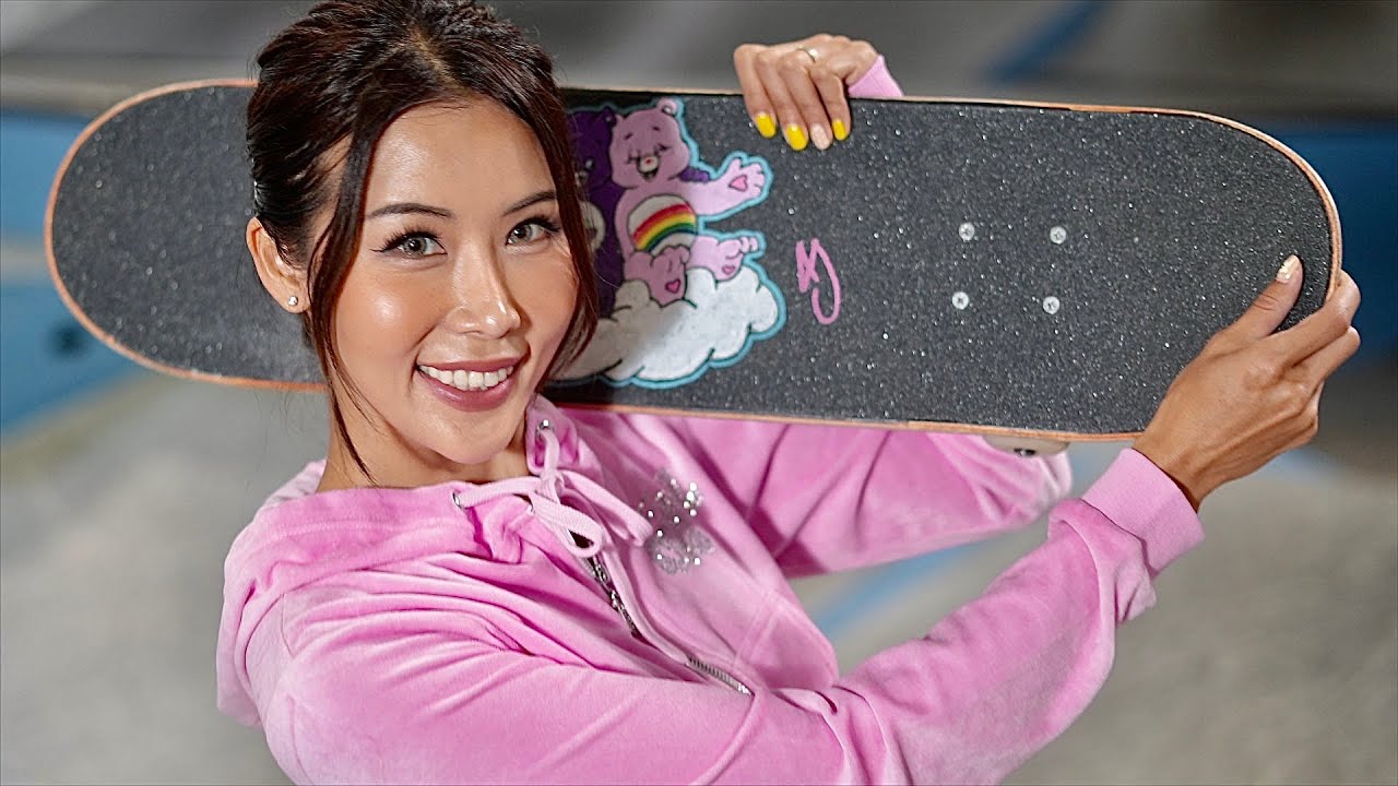 NANA LANDS HER FIRST KICKFLIP!
