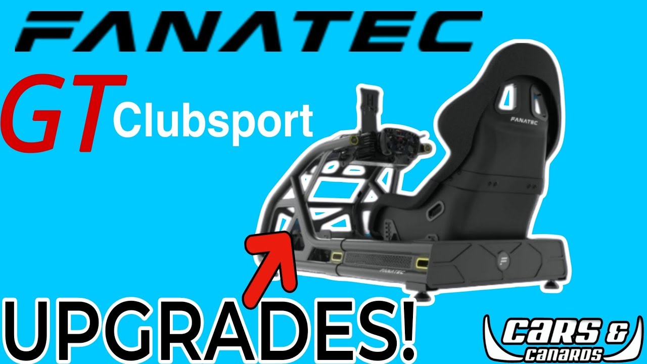 FANATEC GT Clubsport cockpit MODS! MUST HAVE sim rig MODS in 2025
