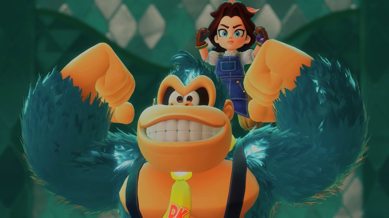 Donkey Kong Bananza - Beating Poppy Kong Into Early Retirement From Void Company (Switch 2 Gameplay)