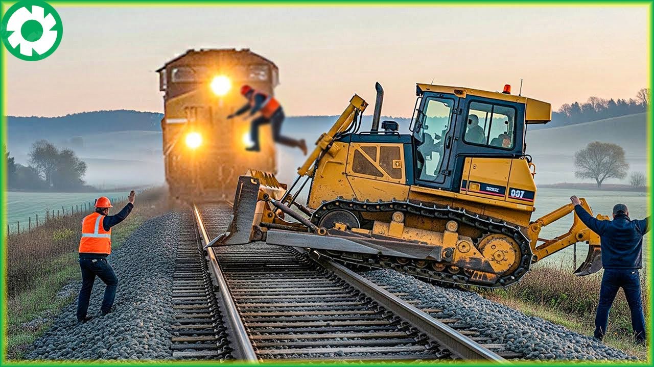 Extreme Dangerous Bulldozer Heavy Machinery Operator Skills That Almost Ended in Disaster #5