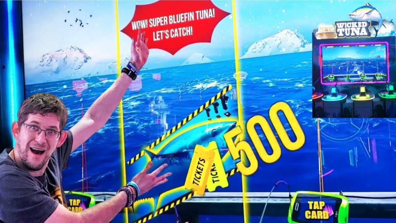 Fishing for Jackpots on the Wicked Tuna Game at Dave and Busters!