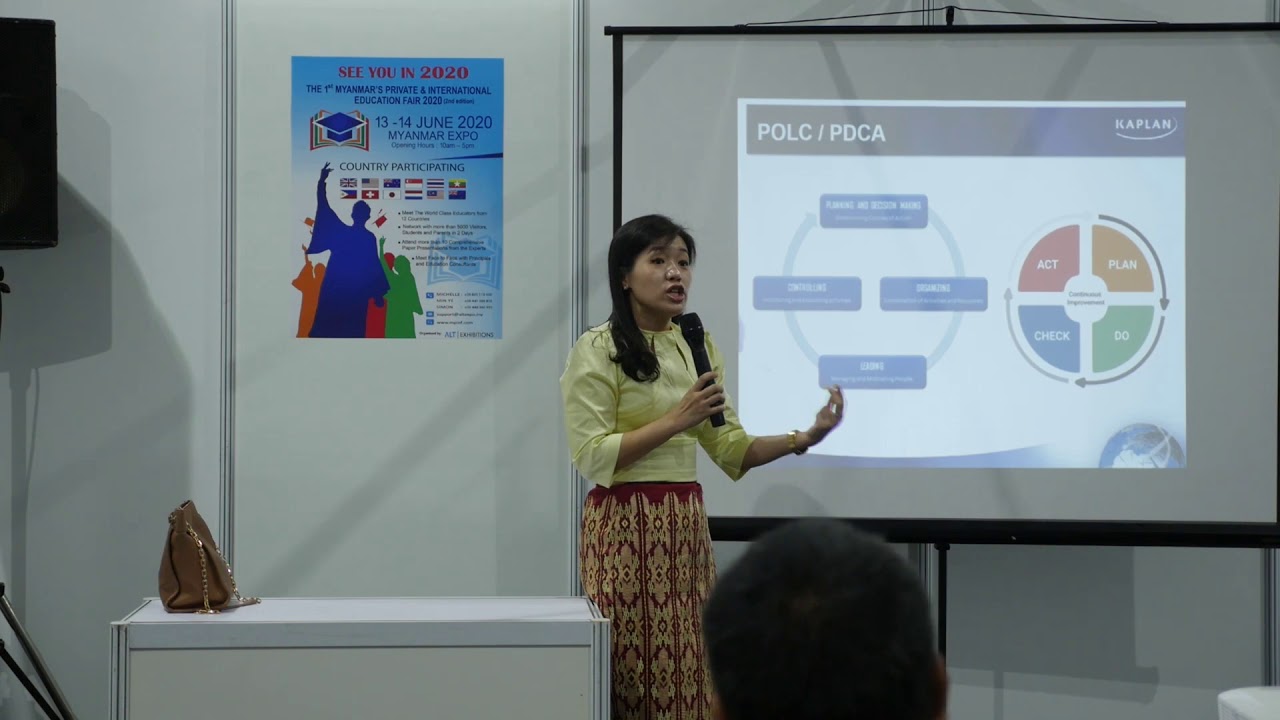 Presentation from Kaplan Myanmar University College