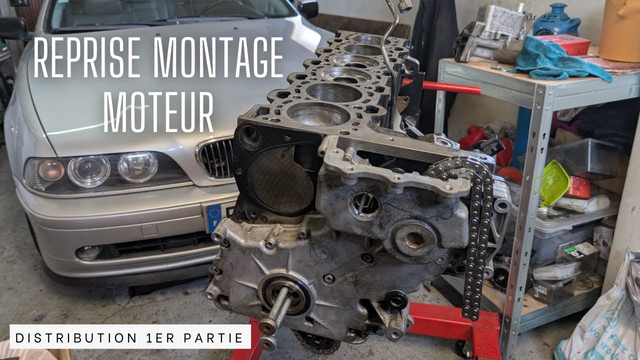 MONTAGE DISTRIBUTION M57 - BAS MOTEUR
