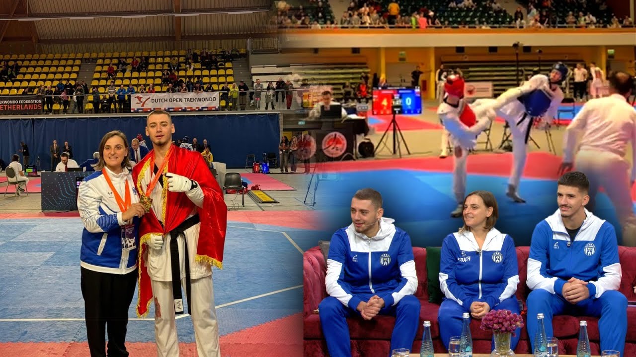 Dy talentet e Tiranës, sensacion europian në taekwondo. Medaljet në Holandë | ABC News Albania
