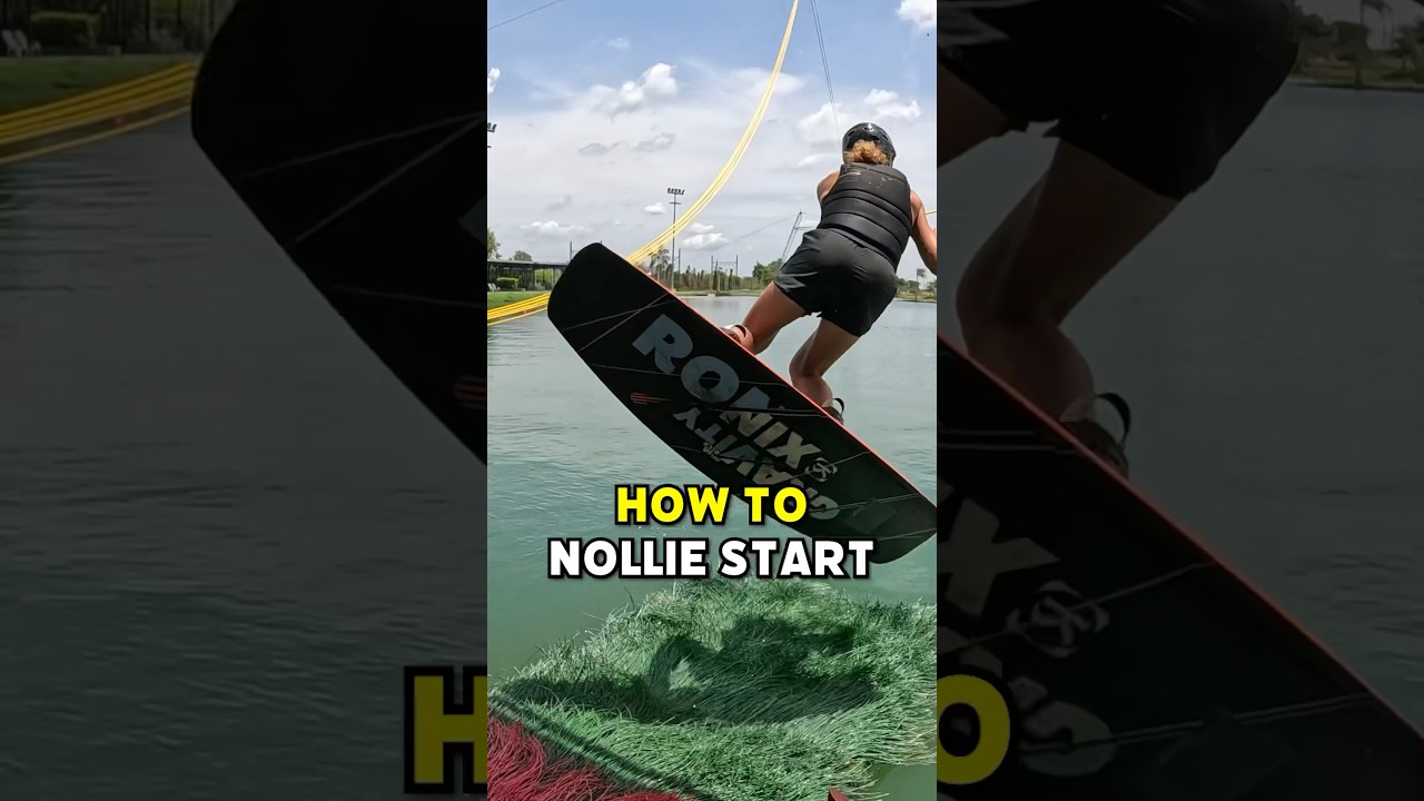Как начать с NOLLIE 💫 Nosepress Start - РУКОВОДСТВО ПО Cable Wakeboarding 