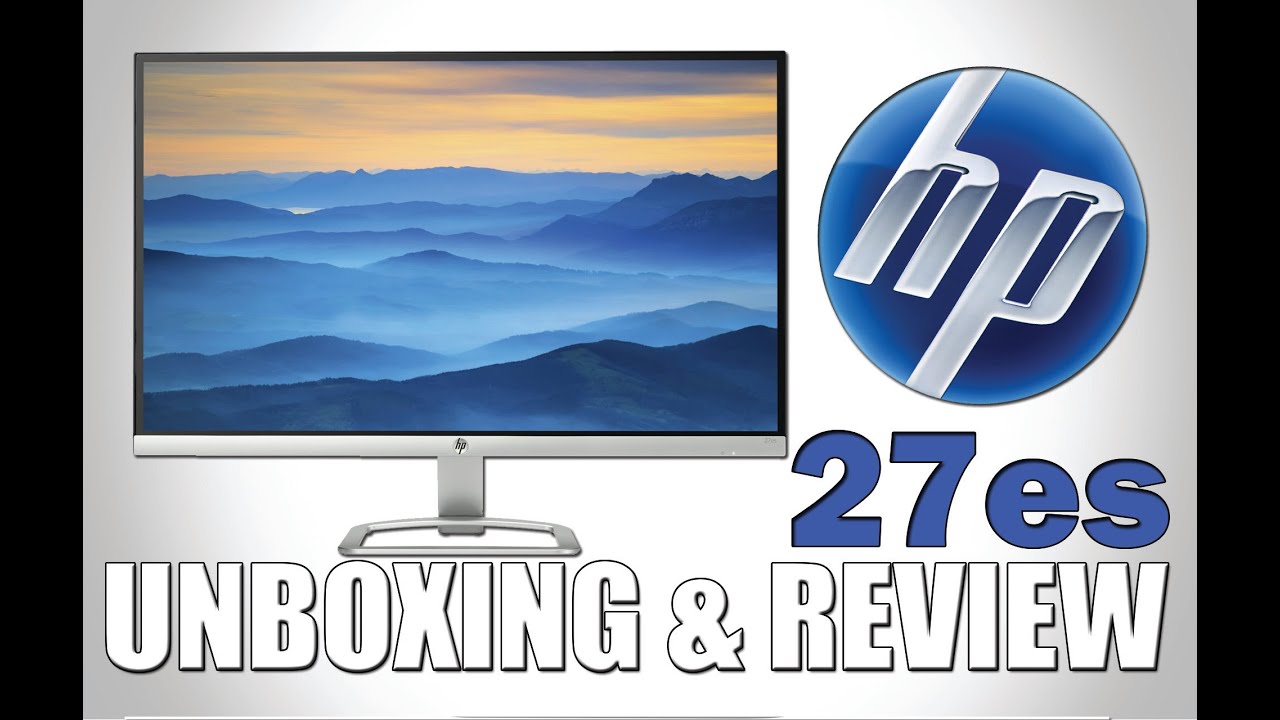 Распаковка и обзор HP 27es