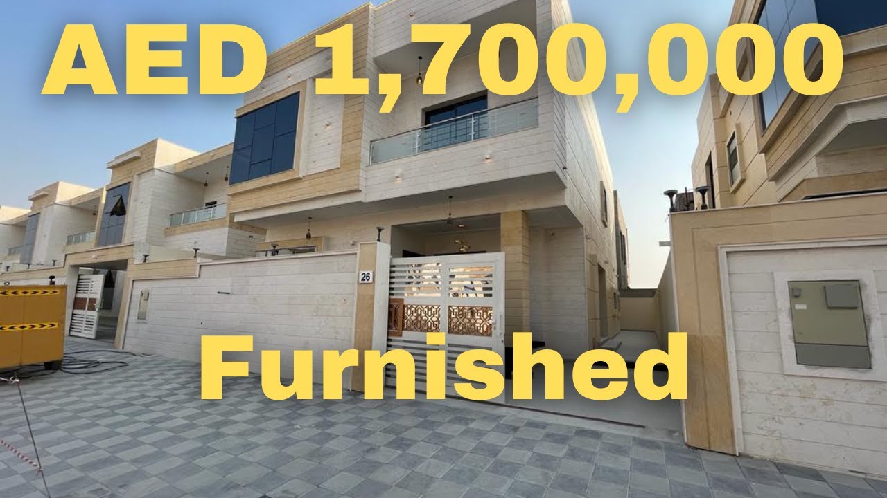 TOURING! Fully Furnished 5 BHK Villa For Sale In Al Yasmeen Ajman UAE