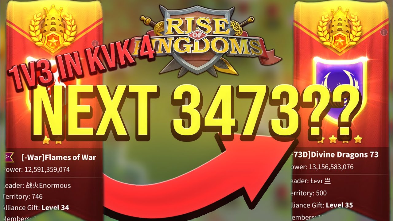 The Second Kingdom to WIN a 1v3 in KVK 4?? | Rise of Kingdoms