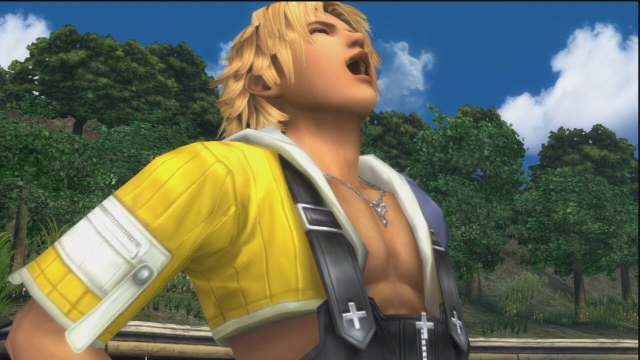 Final Fantasy X HD Remaster [JPN]: Tidus Laughing Scene