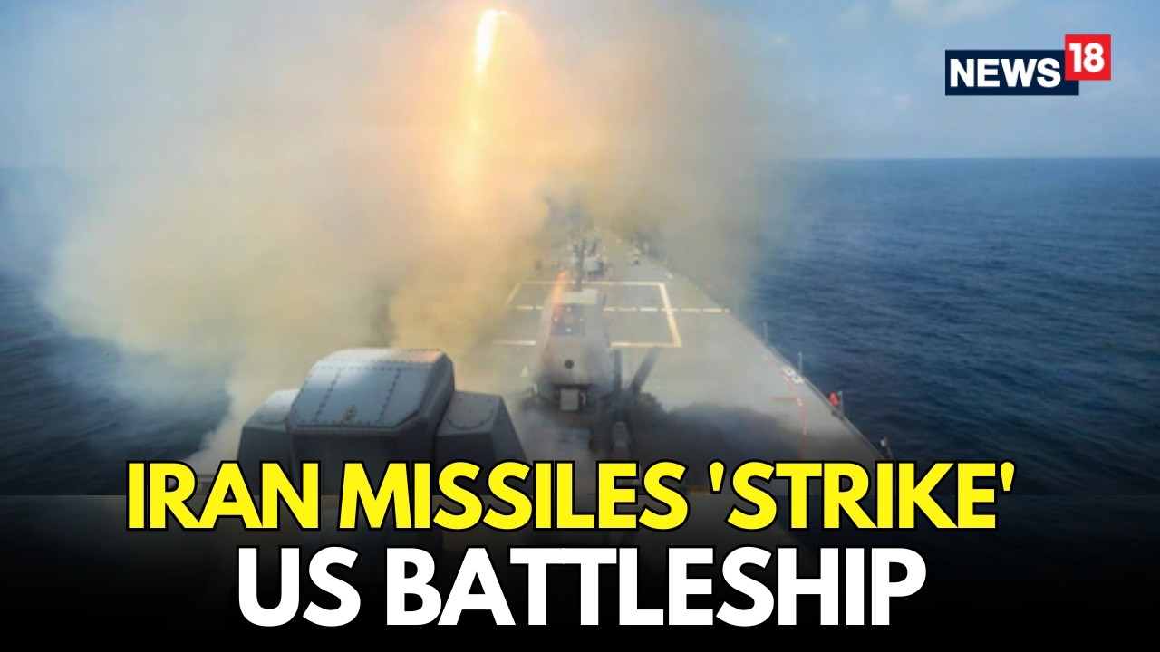 LIVE | Iran Missiles ‘Strike’ US Battleship Amid Middle East Escalation | US To Face Iran's Fury?