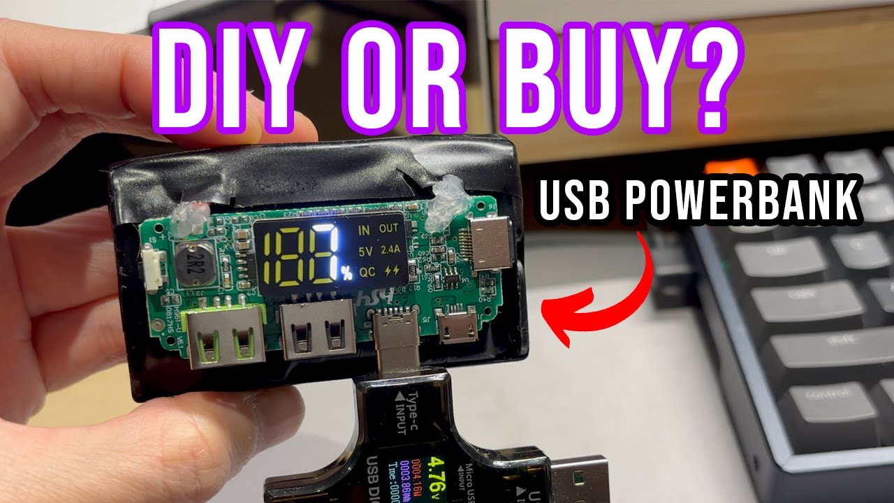 DIY or Buy? YINETTECH 18650 Power Bank Module