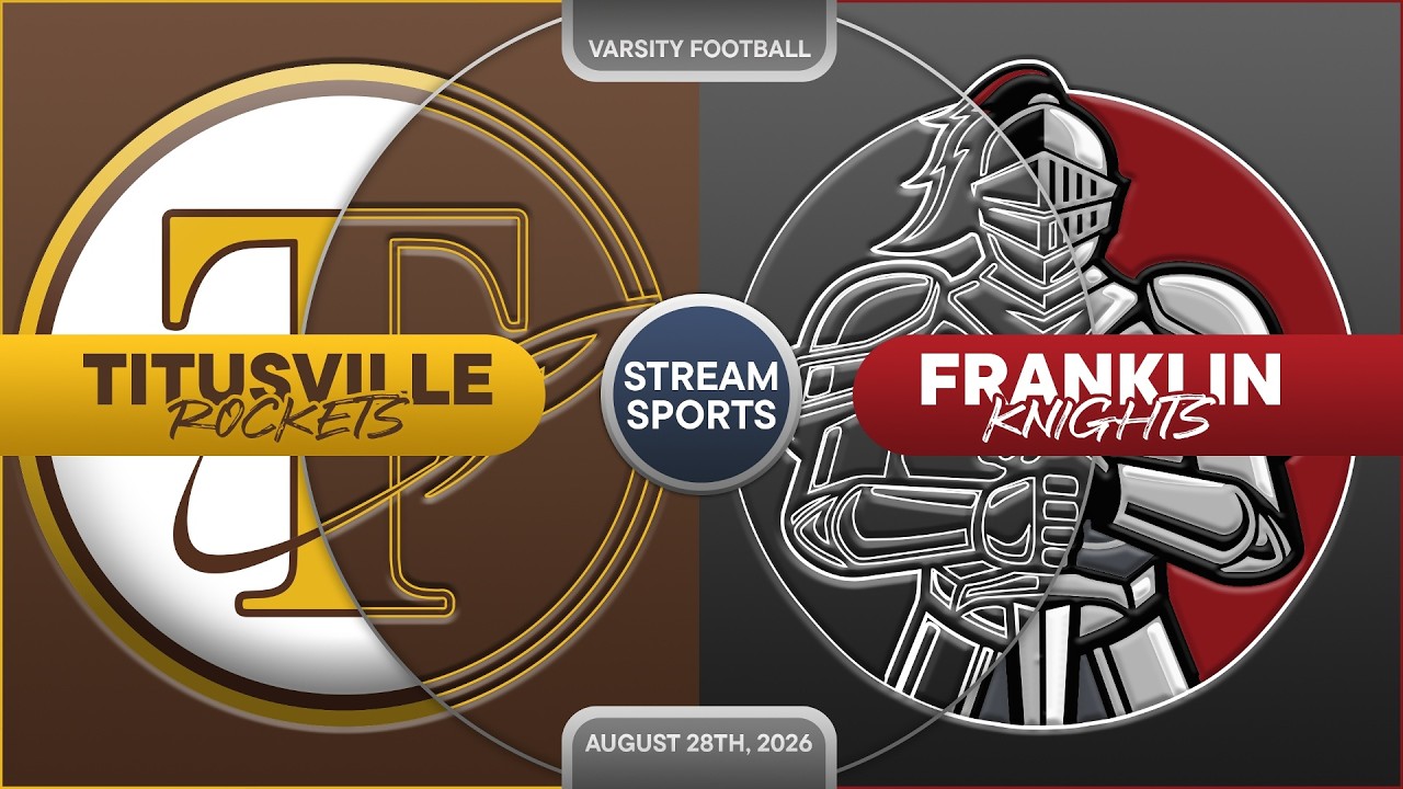 Titusville Rocket Football 2026 | Week 01 | Titusville Rockets at Franklin Knights | 08-28-2026