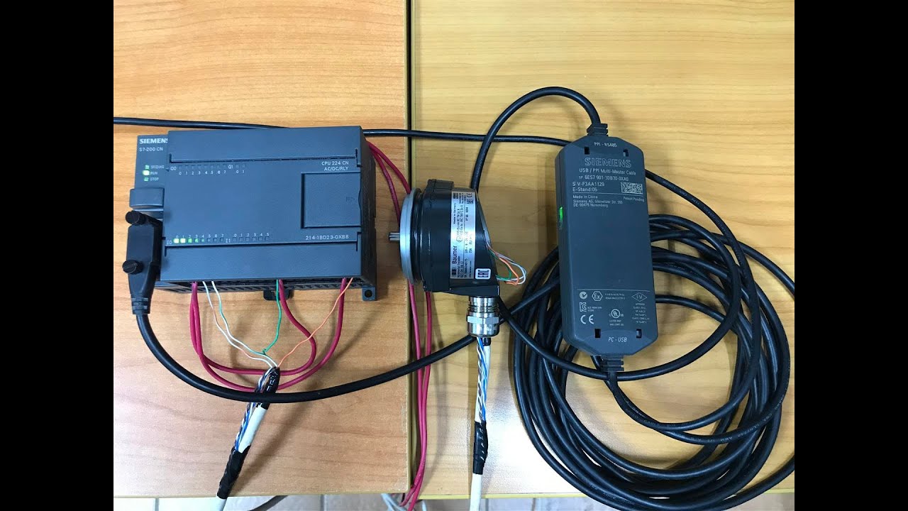 Read data from encoder using PLC SIEMENS S7 200