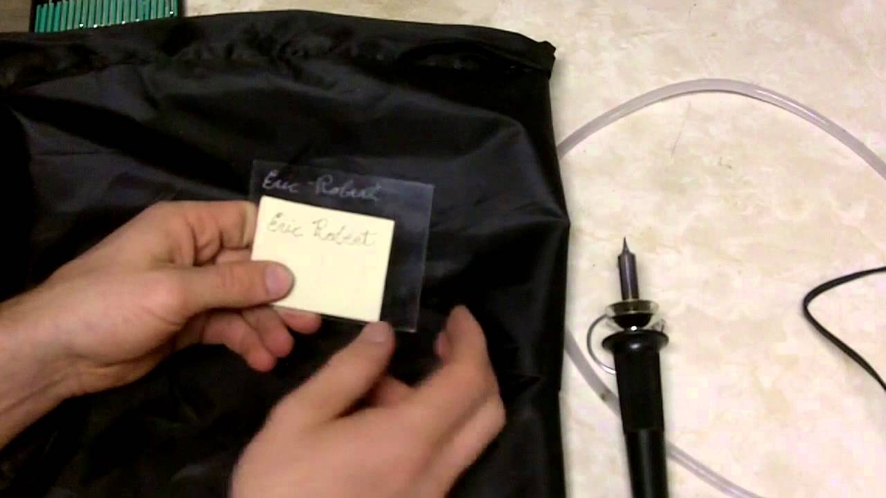 How to Etch Your Signature into Glass