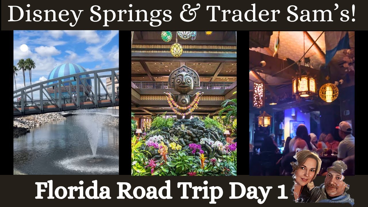 Disney Springs & Trader Sam’s| Florida Vlog Day 1
