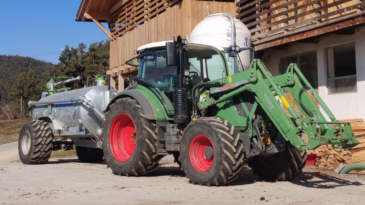 G&uuml;lleausbringung | 2022 | Fendt 313 | Lamborghini | Bauer & Lochmann