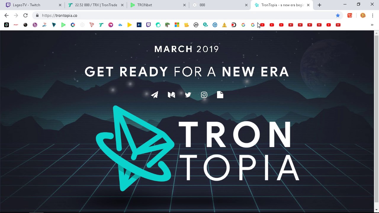 Tron Dapps 888 Tron y Tron Topia Update