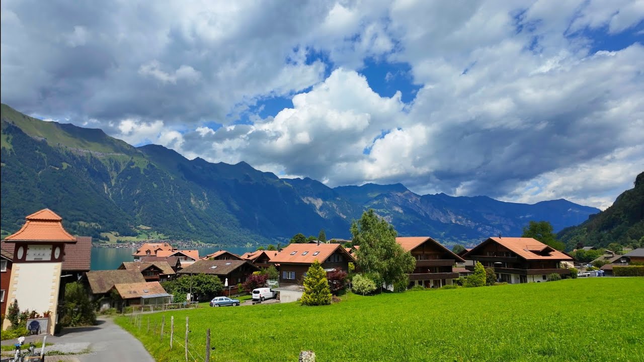 🇨🇭قرية إيسلتوالد سويسرا  Iseltwald village Switzerland