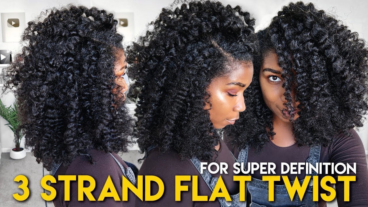 3 STRAND FLAT TWIST AND CURL! Let's Test This Out!