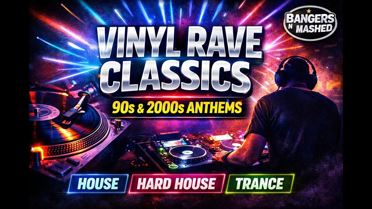 90s & 2000s Vinyl Classics Mix 🔥 House, Hard House & Trance Anthems | Underground DJ Set