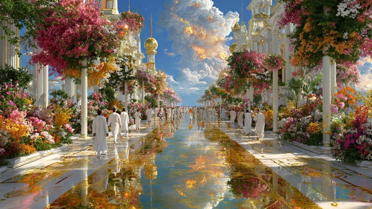 Walking Through Heaven’s Golden Streets – 15 Minutes of Instant Peace