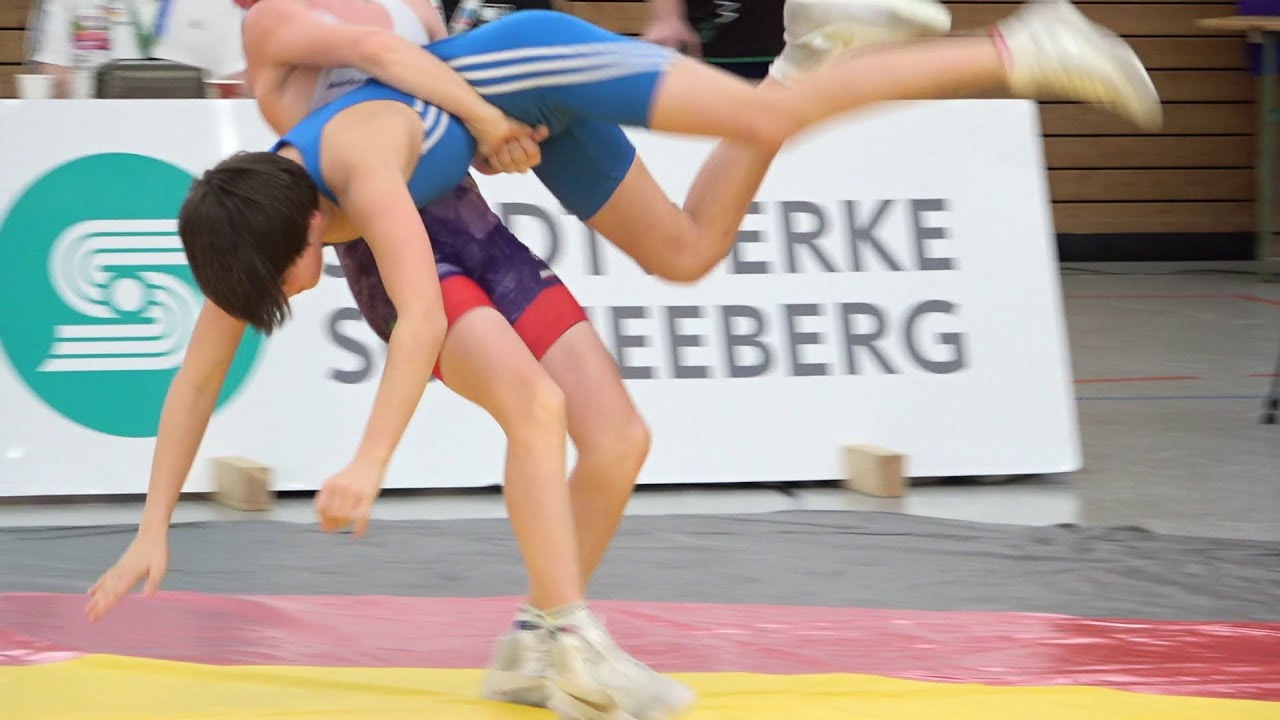 Wrestling / Ringen MDM 2025 in Aue, Jugend B, 41 kg, gr.-rom., Schreiner - Niemann