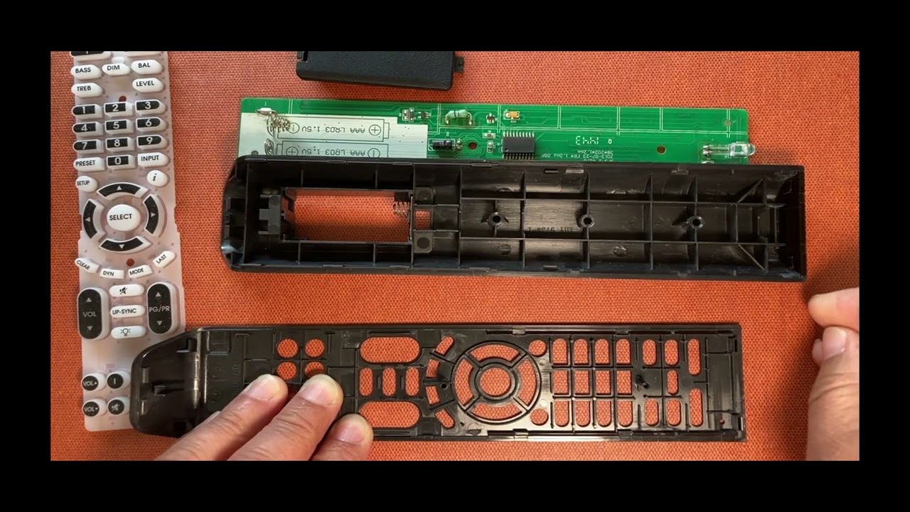 Disassemble Anthem RC-MRX 2 Remote Control for Cleaning