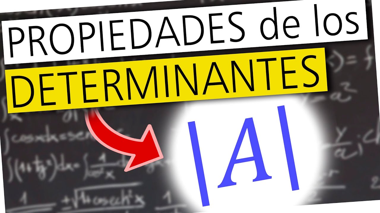 💡 Las PROPIEDADES de los DETERMINANTES explicadas «paso a paso»