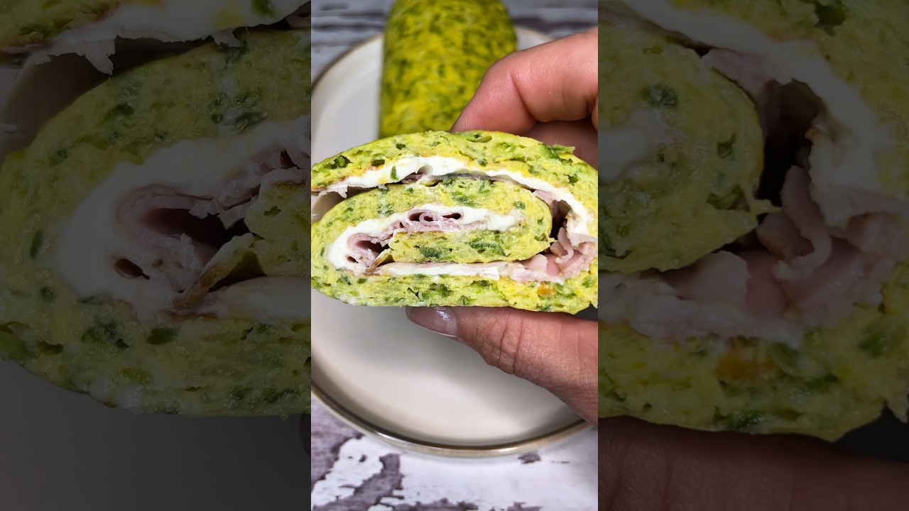 Rotolo di zucchine farcito, lo preparo in anticipo ed &egrave; ottimo anche freddo #ricetta #food #foodie