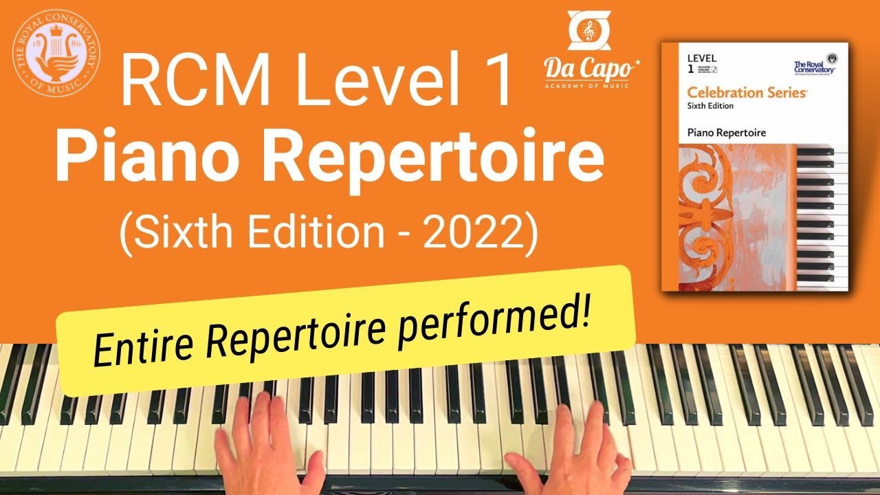 RCM Level 1 Piano Repertoire (new 2022 edition) - all pieces performed in full!