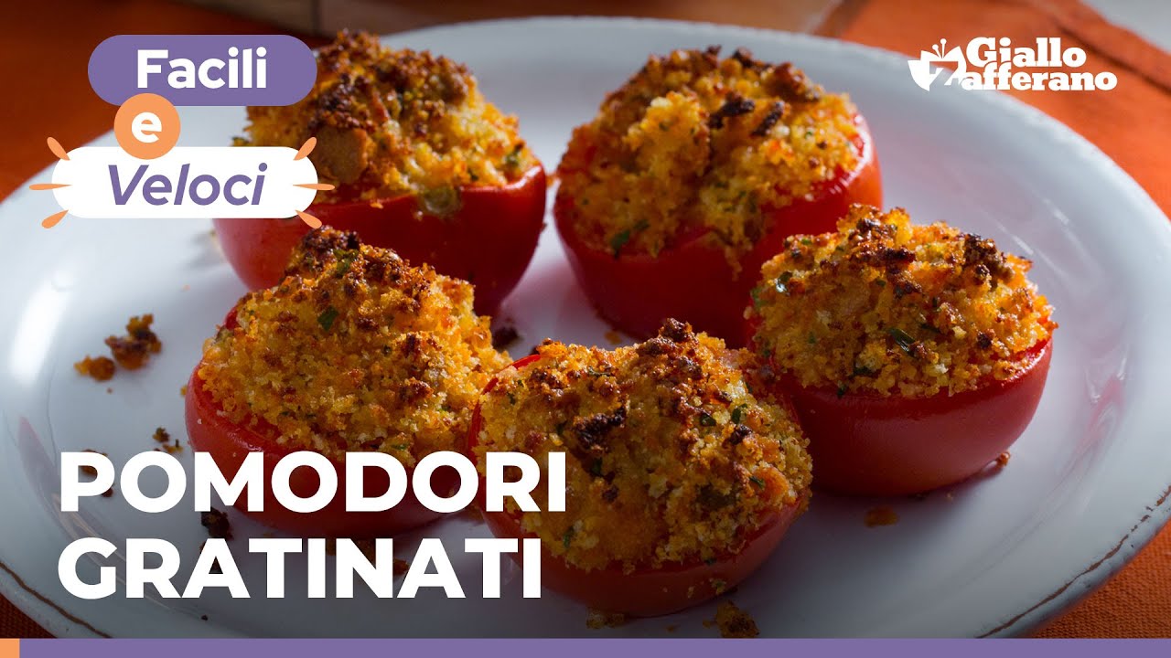 POMODORI GRATINATI - il contorno PERFETTO per l'estate😋🍅🌞