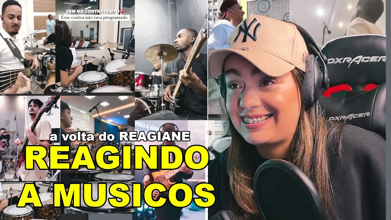 REAGINDO A MÚSICOS -  A VOLTA DO REAGIANE #react