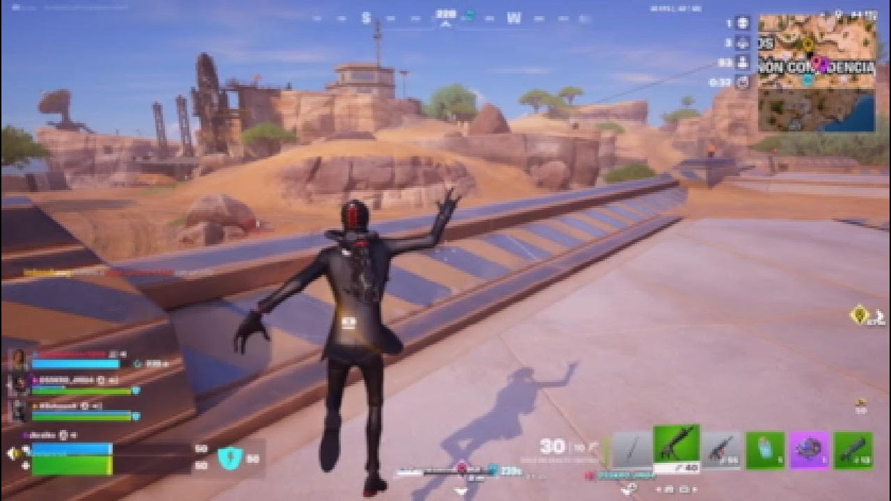 Fornite Lo que ha de ser que se te caiga la partida asi