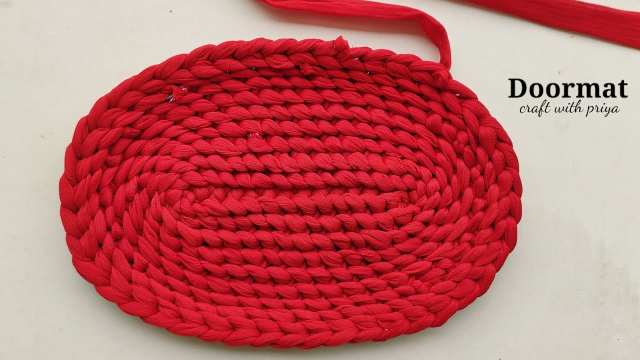 Simple Doormat Design🪭, Indoor Doormat, Carpet, Safety Pin Se Paydan Banana, Craft With Priya