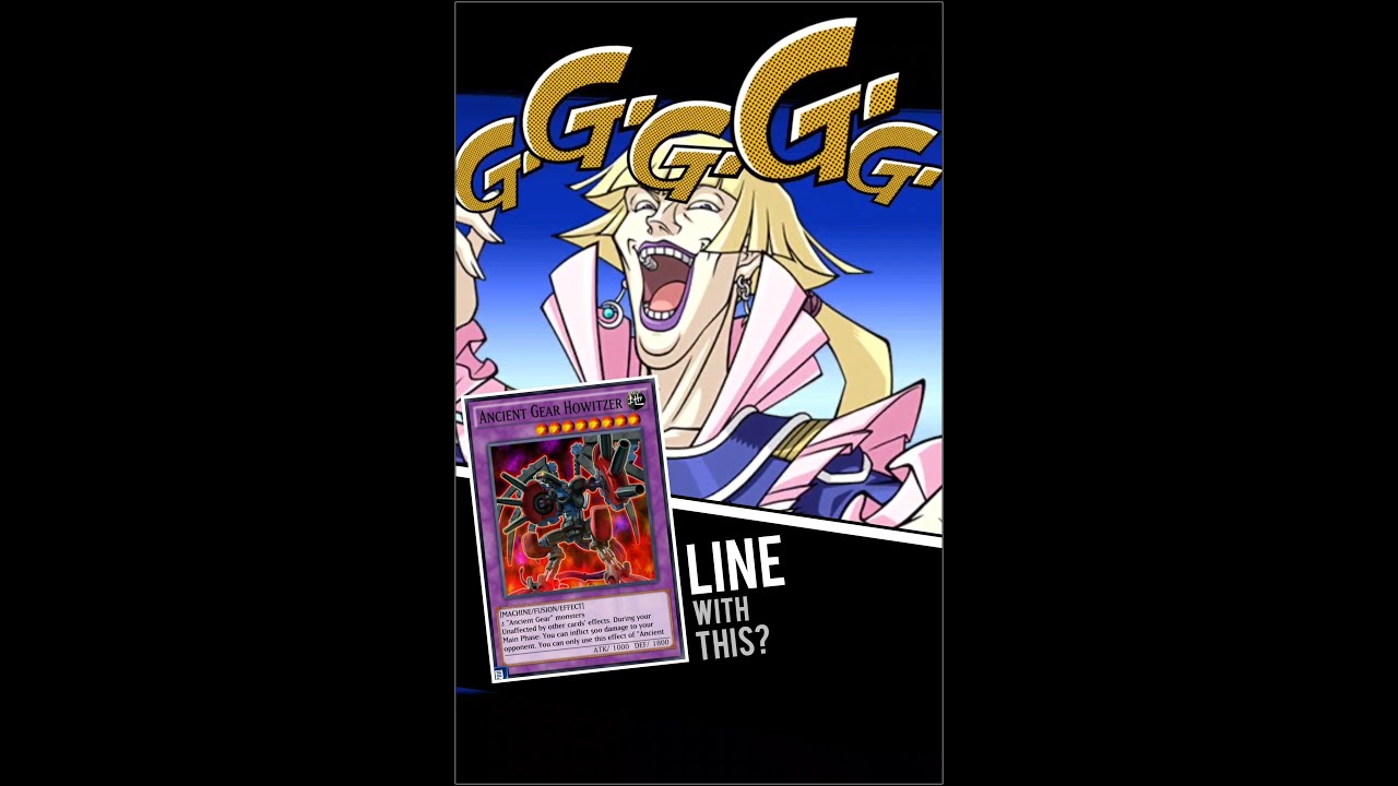 Yugioh Duel Links - Dr.Crowler Fusion summon Ancient Gear Howitzer