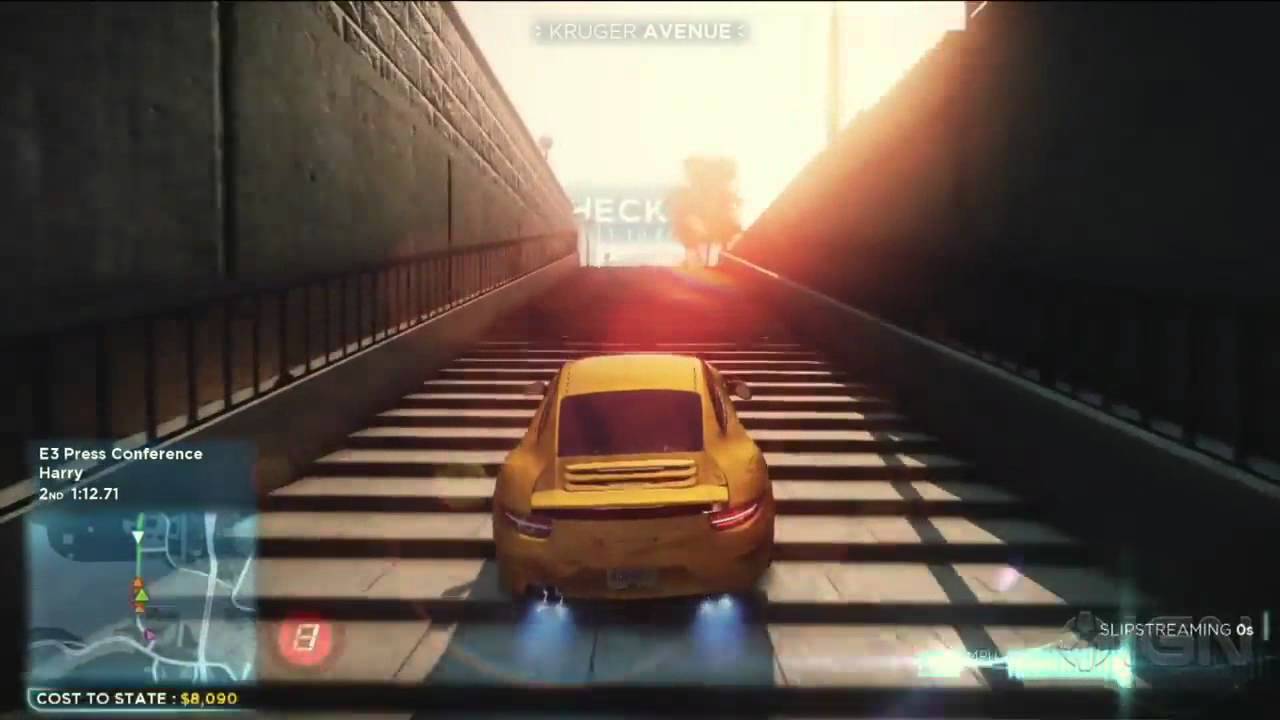 Need for Speed Most Wanted Gameplay Demo - EA E3 2012 Press Conference