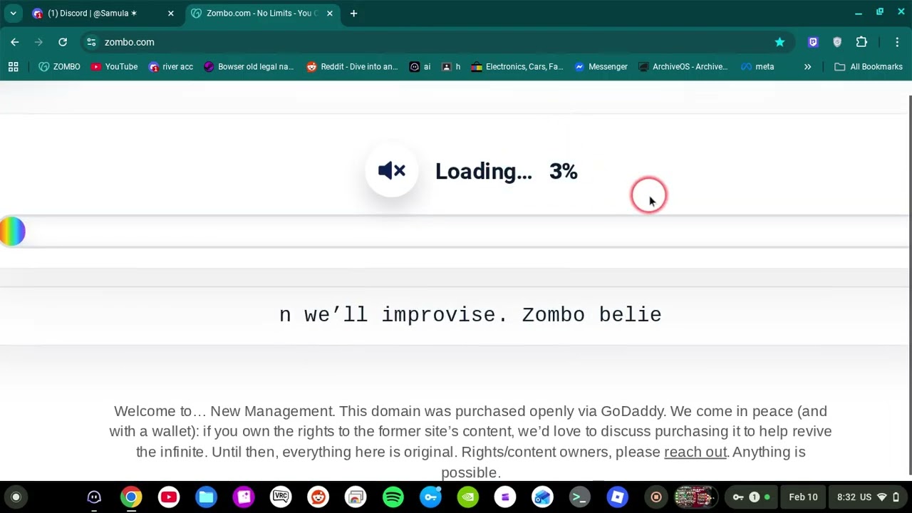 they updated zombo.com