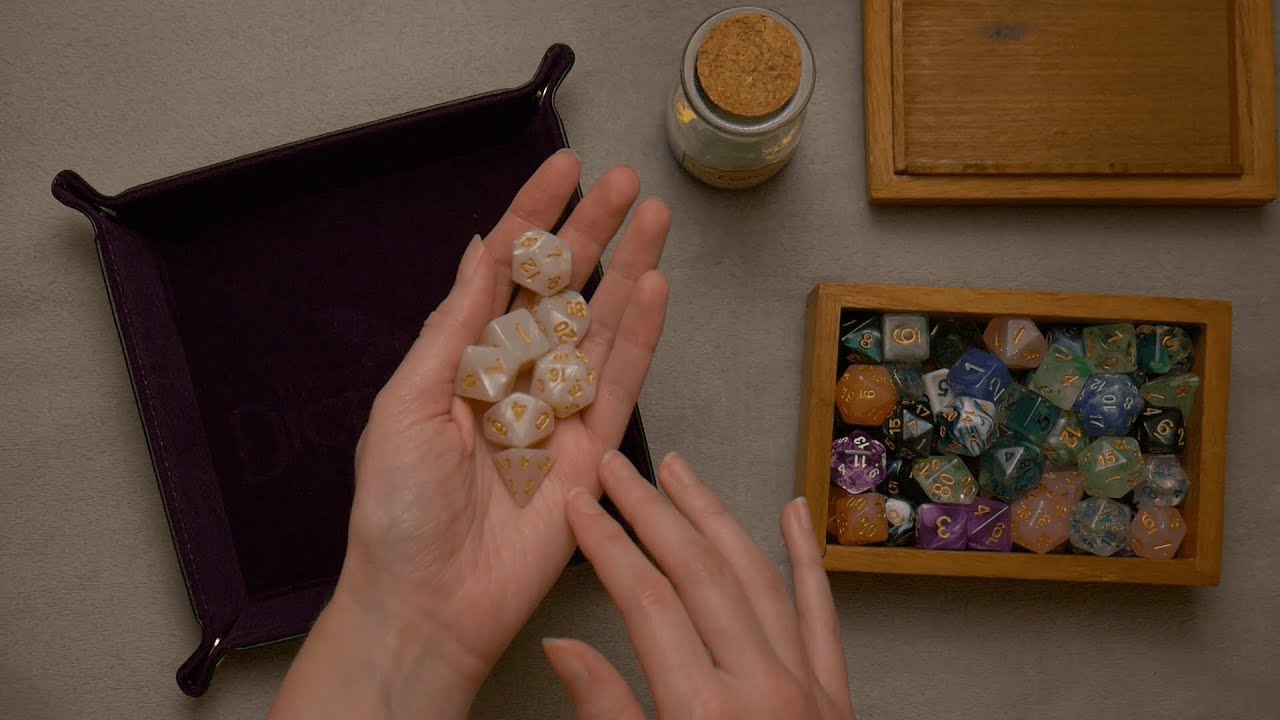 Clickety-clackety ASMR (Dice Show and Tell)