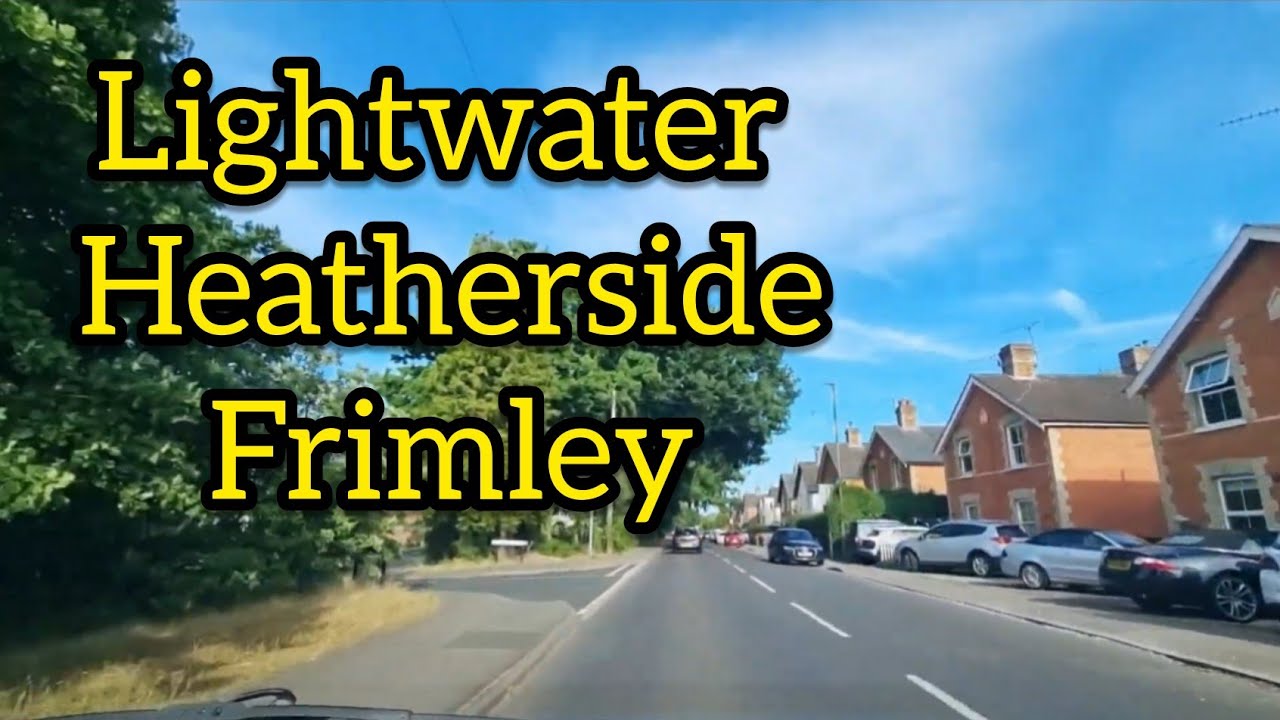 Lightwater | Heatherside | Frimley - England driving Tour
