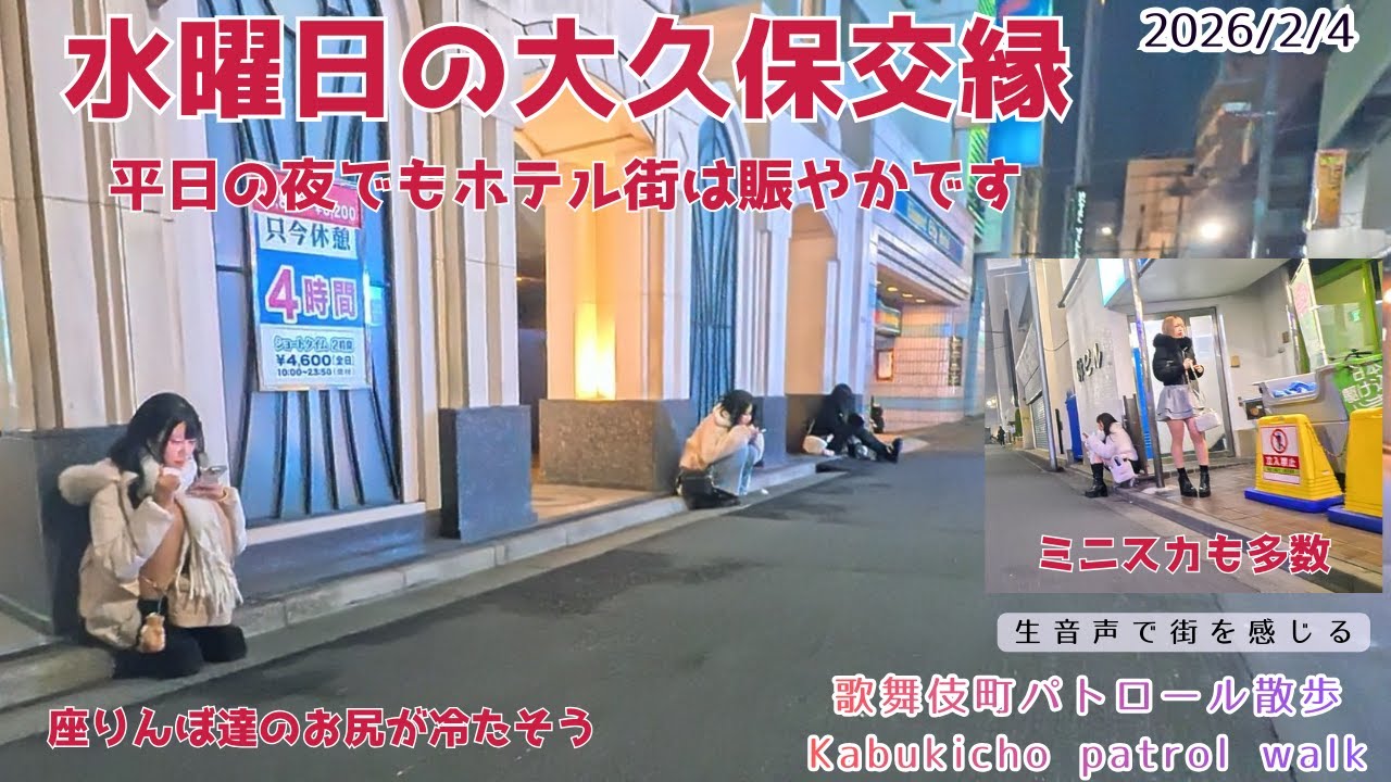 2/4  水曜日の大久保交縁　平日の夜でも異様な賑わい　ホテル街を徹底散歩　座りんぼ多発　　「地域の安全は、市民の目から」― 歌舞伎町の現状を見つめる“パトロール散歩” short version