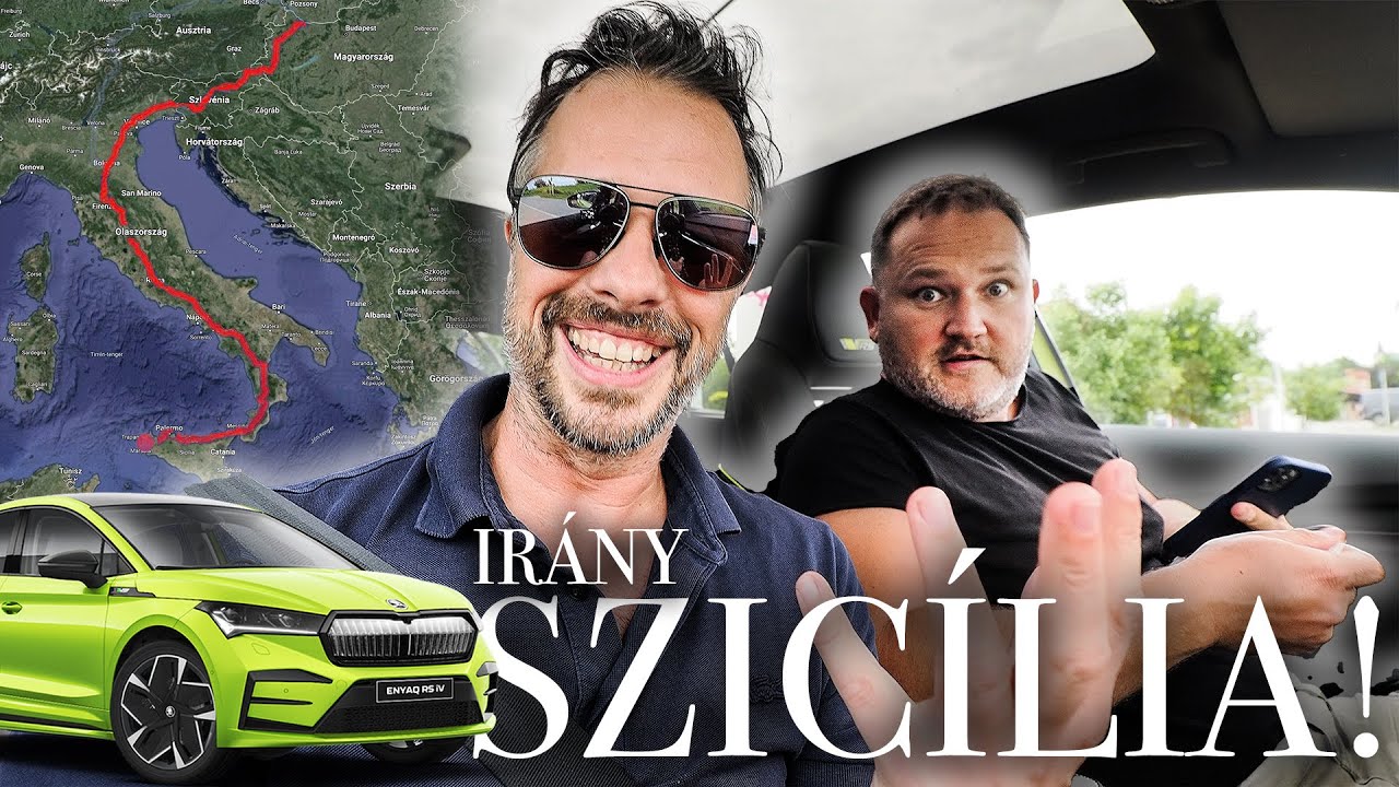 Itt a Nagy Kaland: ELINDULTUNK AUT&Oacute;VAL SZIC&Iacute;LI&Aacute;BA!!