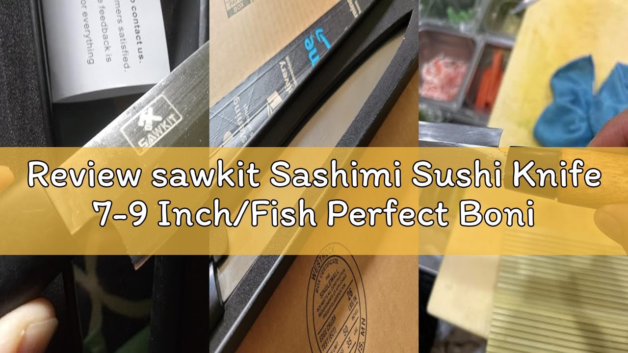 Review sawkit Sashimi Sushi Knife 7-9 Inch/Fish Perfect Boning Knives/Bread Chef's/For Cutting Sushi