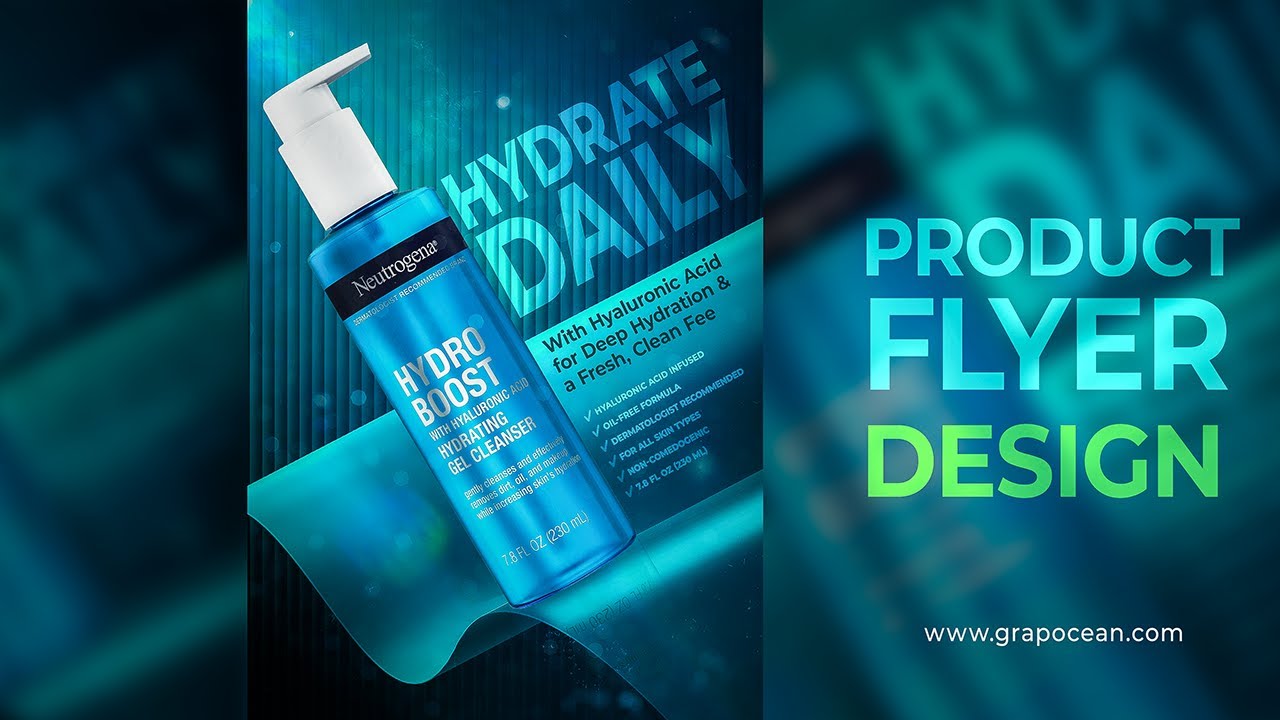 Photoshop Product Flyer Design Tutorial | Make Client-Ready Ads Like a Pro!