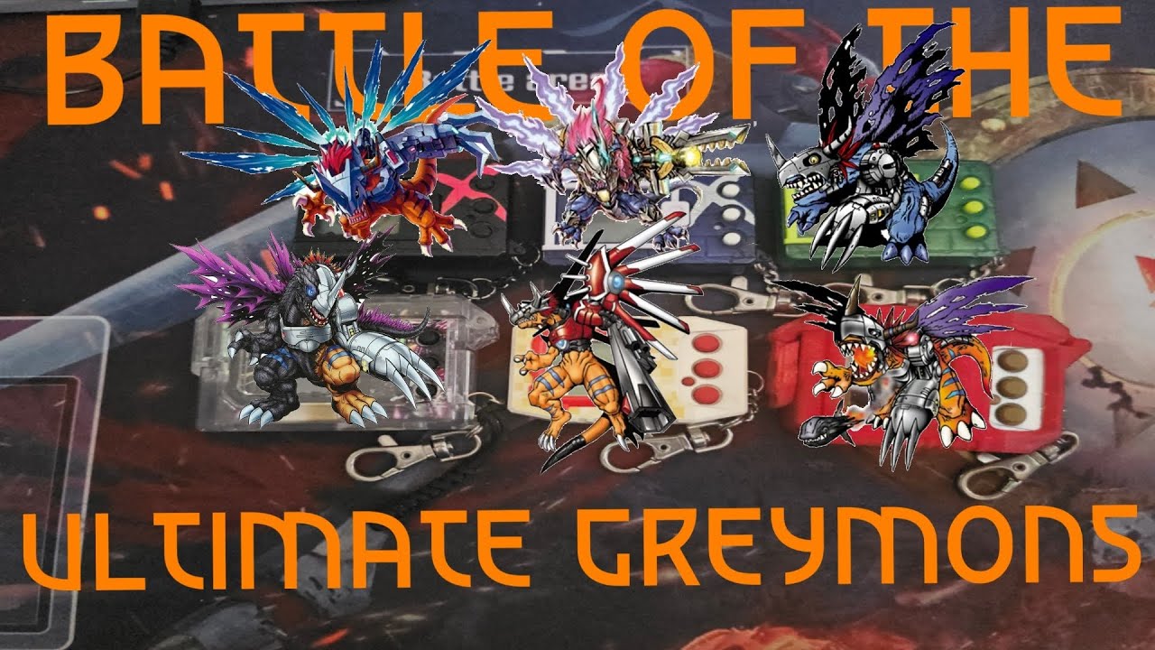 Battle Of The Ultimate Greymons!!!! #digimon #vpet 