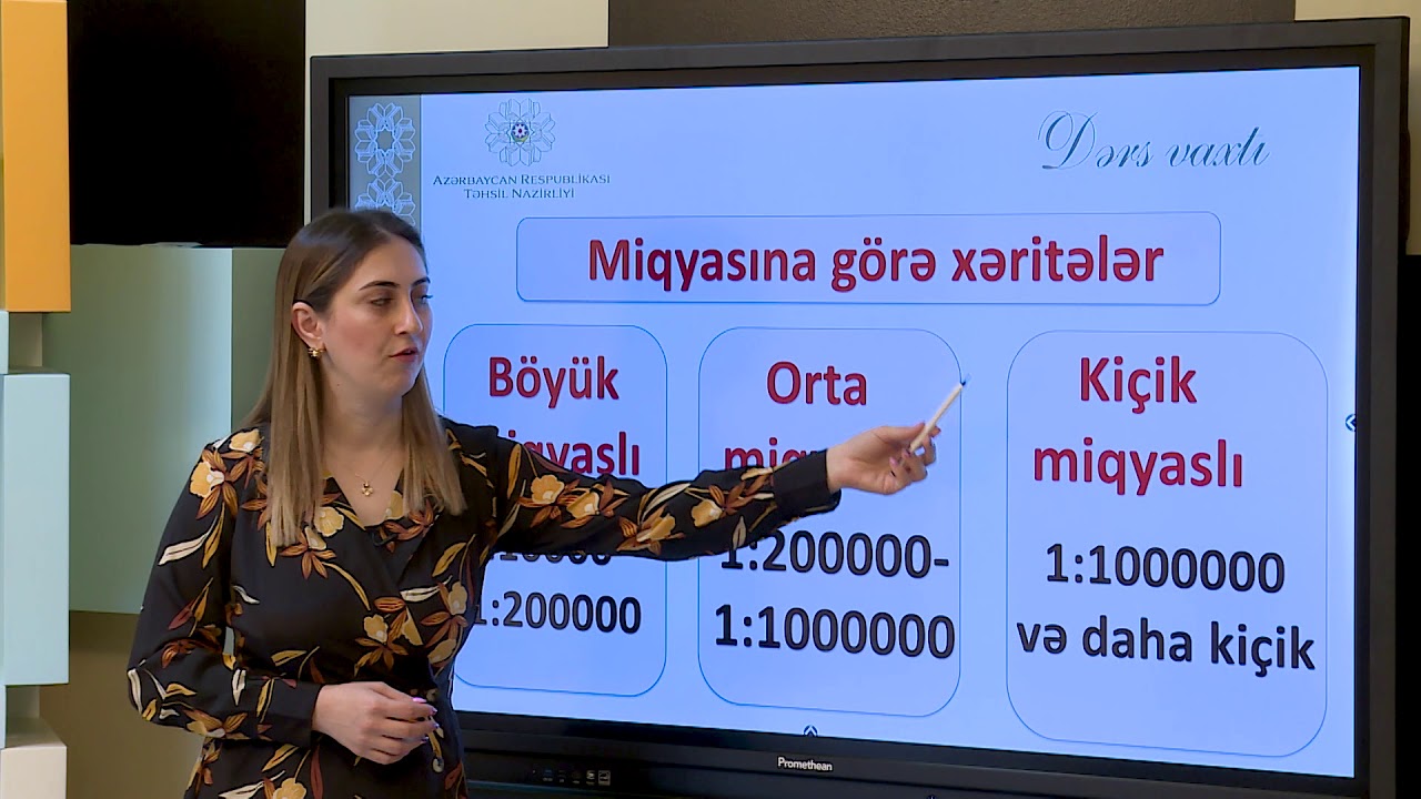Xəritələrdə təsvir üsulları.Xəritələrin təsnifatı.