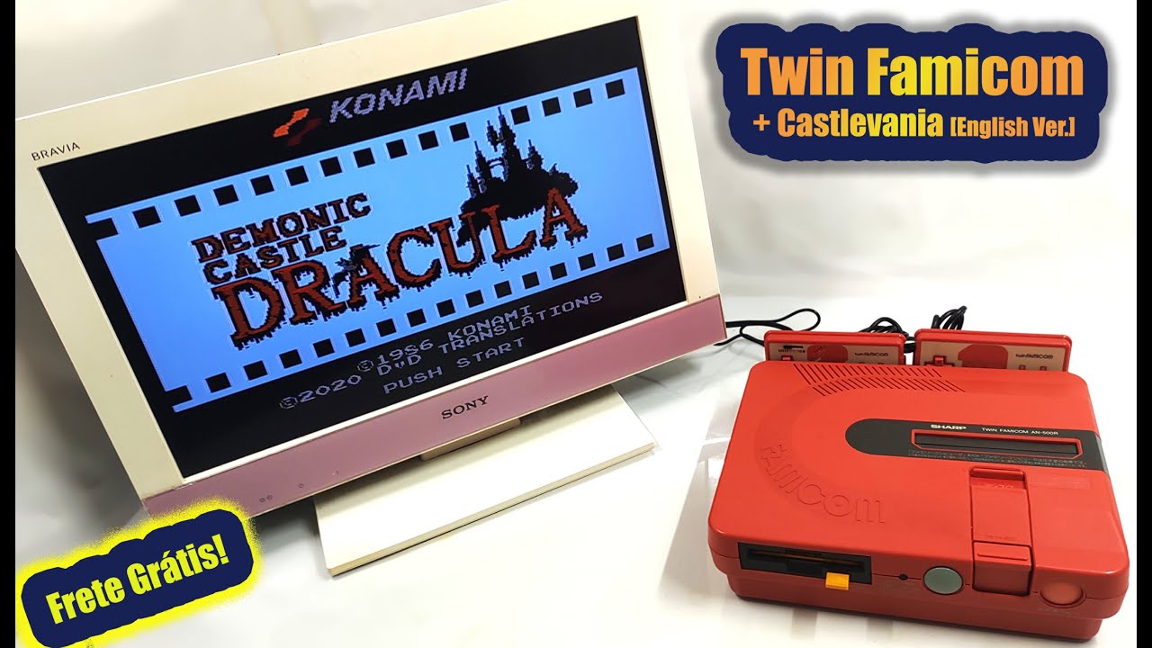 Twin Famicom AN-500R + Castlevania
