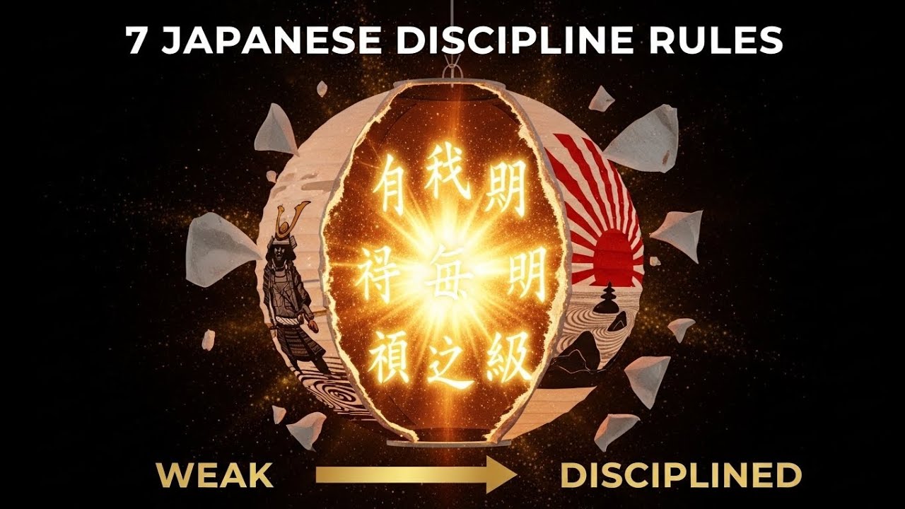7 Japanese Rules of Discipline | गजब की discipline trick | Life Reset Lab