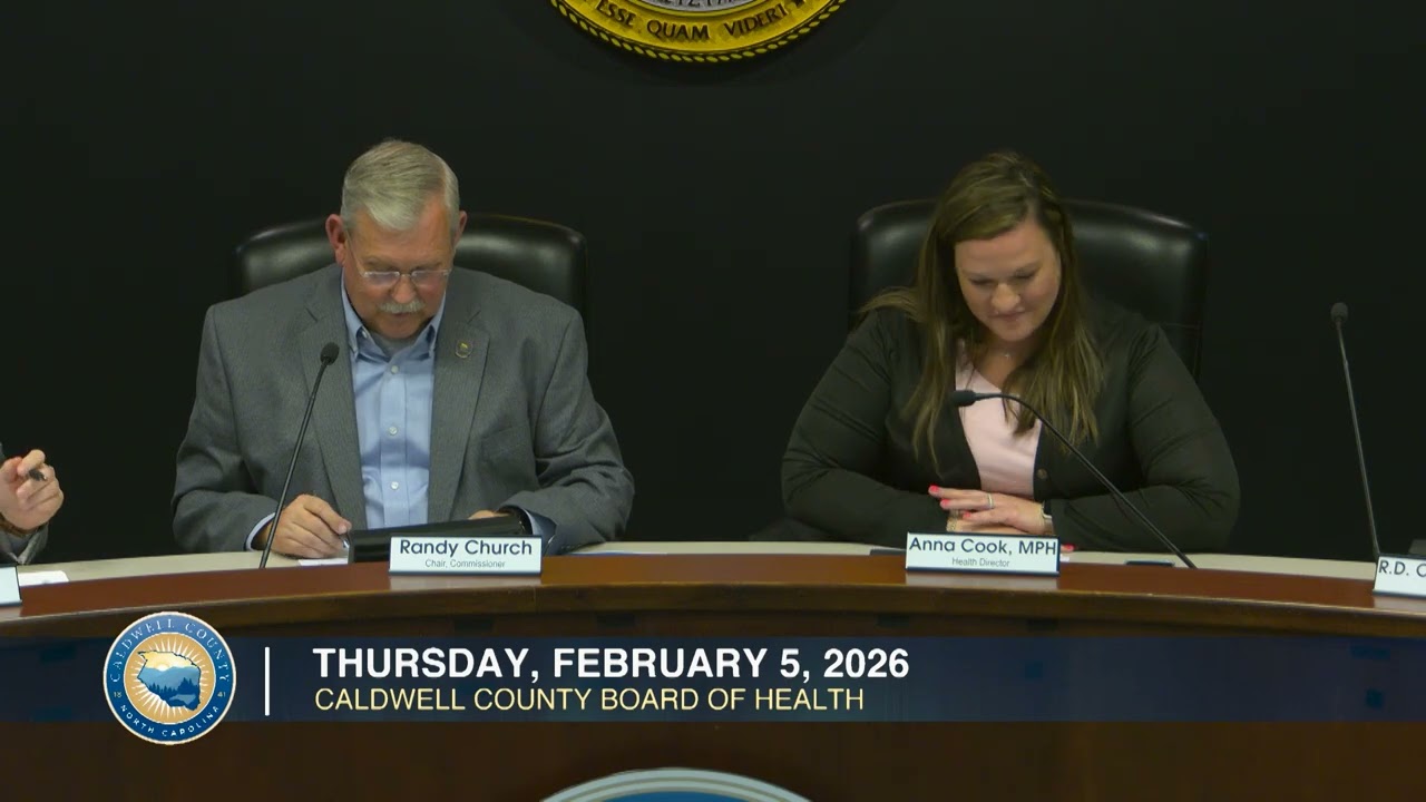Board of Health Meeting 2/5/2026