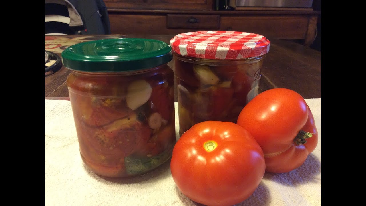 CONSERVES de TOMATES CONFITES  - En direct du potager -
