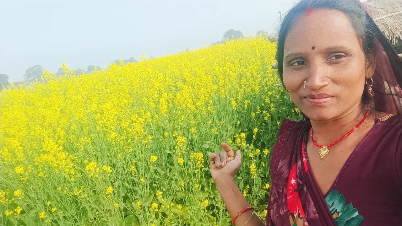 हम बहुत खुश हैं अपनी फसल को देखकर